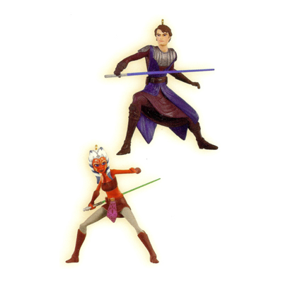 Anakin Skywalker and Ahsoka Tano
